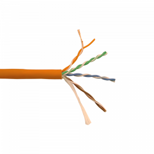 Кабель LANMASTER патч-кордовый UTP, 4x2, кат 5E, 350Mhz, LSZH, 305 м 